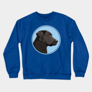 Labrador Retriever Black Crewneck Sweatshirt